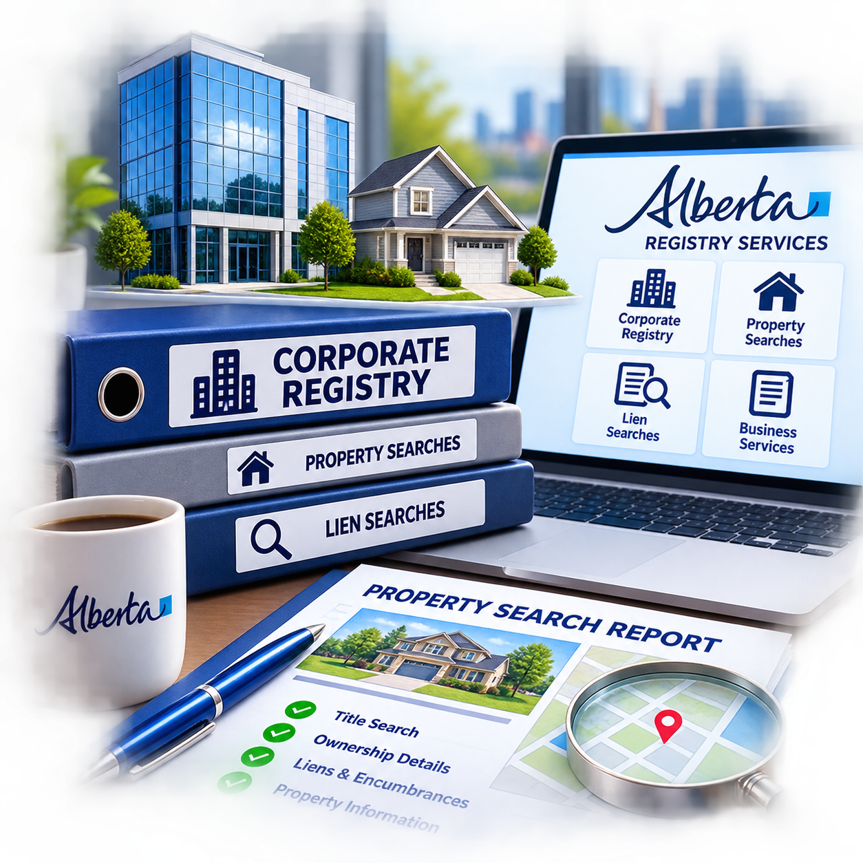 Alberta corporate and property registry services